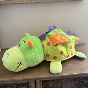 FlipaZoo Imogen Dragon and Persephone Unicorn 20" Plush Reversible 2 in 1 Toy